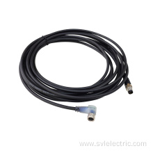 M8 Male to Angled Female LED Connection Cable